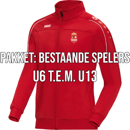 Afbeeldingen van PAKKET: BESTAANDE SPELERS U6 T.E.M. U13