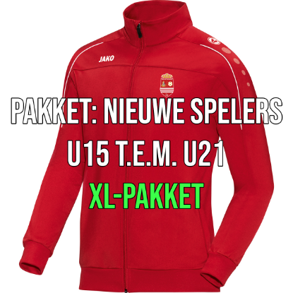 Afbeeldingen van XL- PAKKET: NIEUWE SPELERS U15 T.E.M. U21